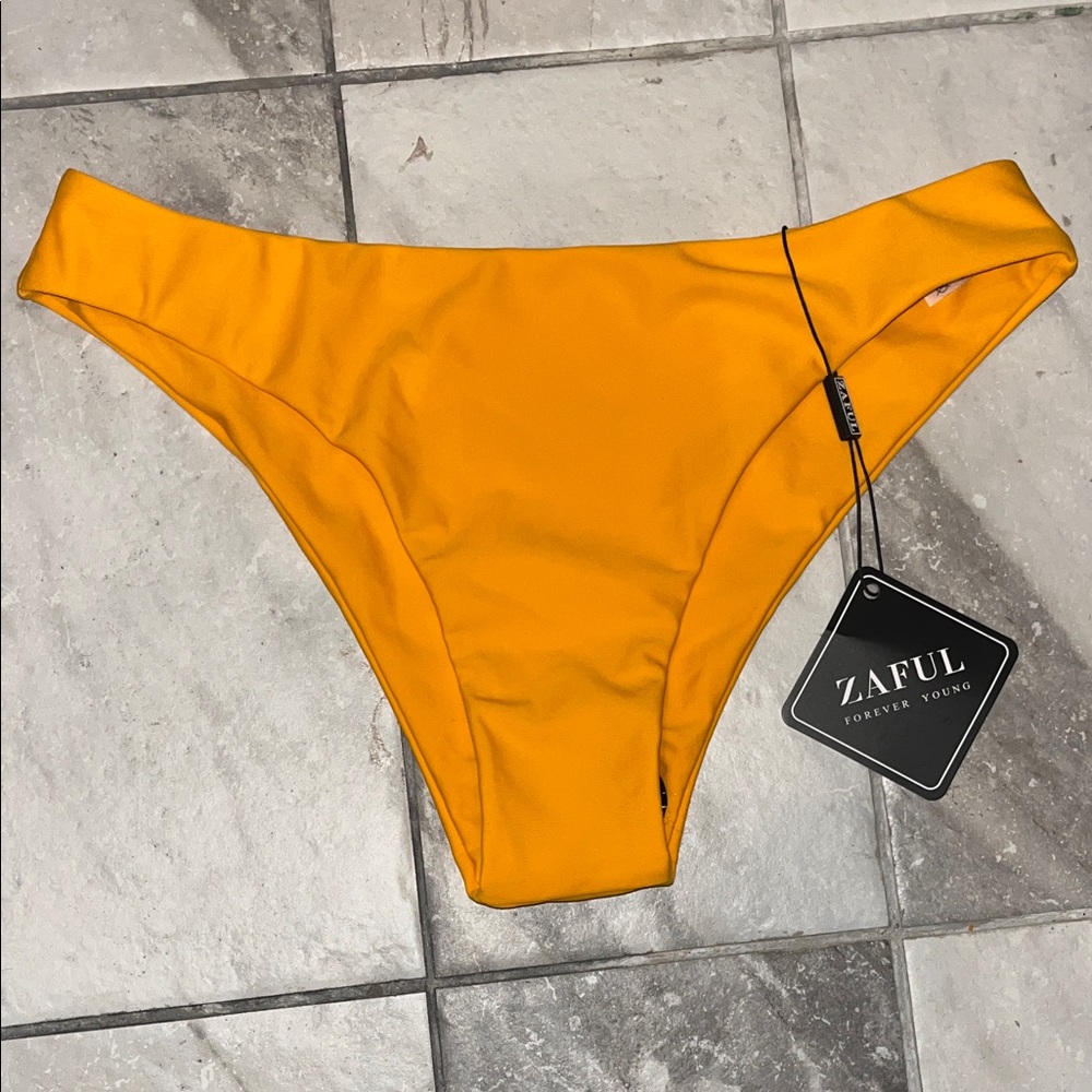 Zaful Mustard Bikini Bottom